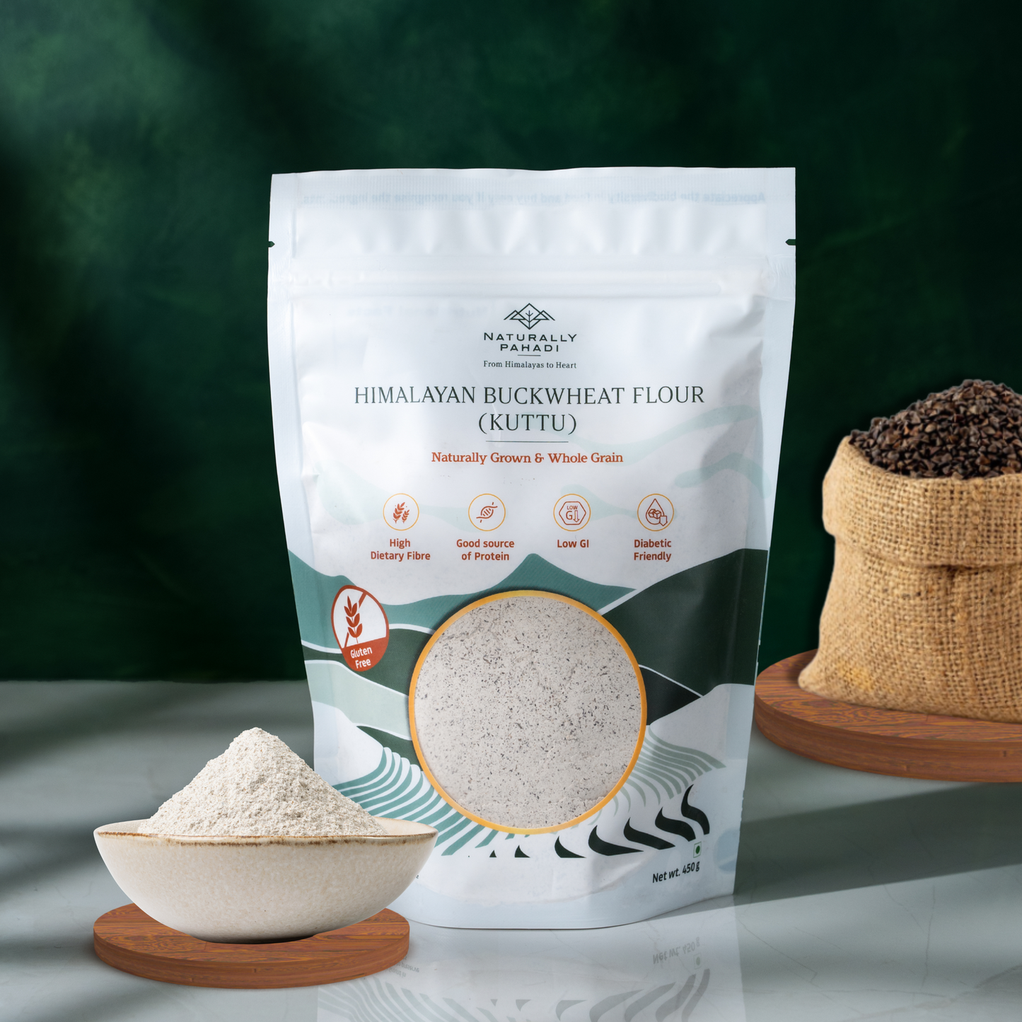 Himalayan Buckwheat Kuttu Ka Atta, Gluten Free