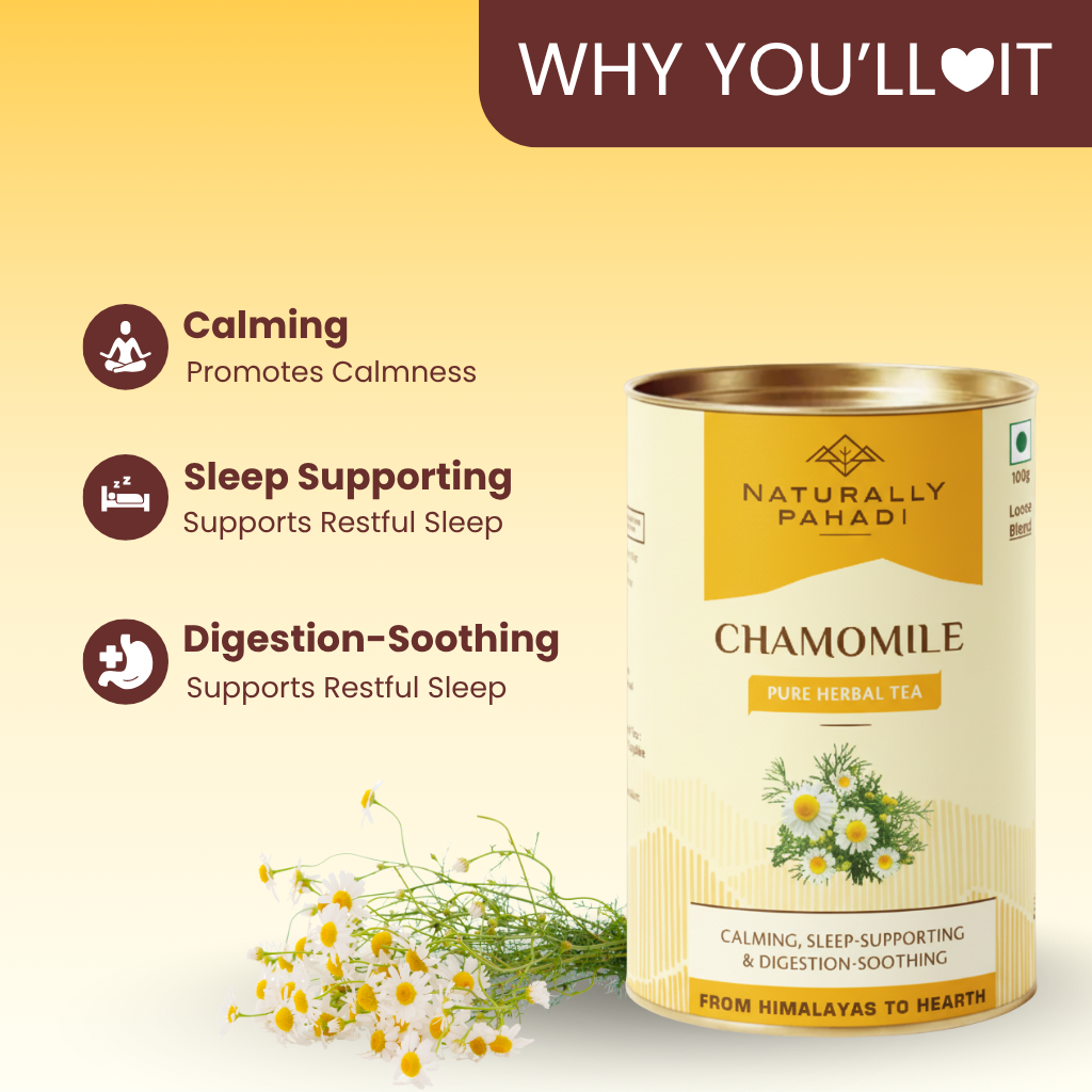Chamomile Herbal Tea - Sleep Supporting Tea (100g)