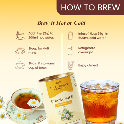 Chamomile Herbal Tea - Sleep Supporting Tea (100g)