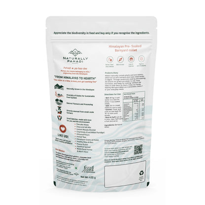 Himalayan Pre Soaked Barnyard Millet (450g)