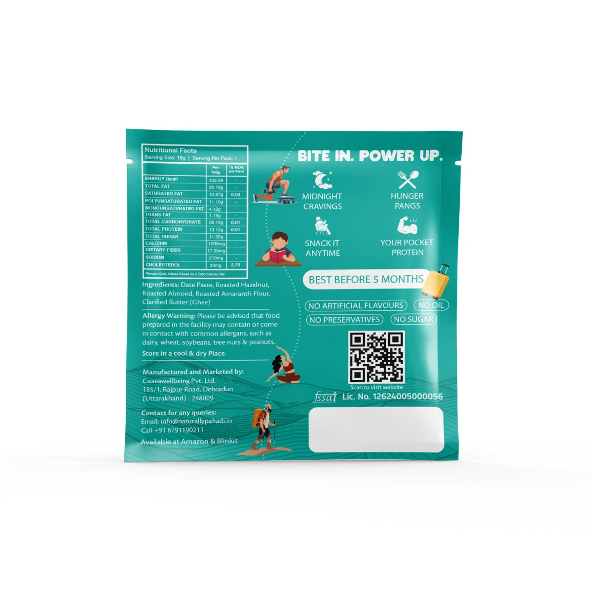 Amaranth Hazelnut Date Bites (Super Saver Pack of 10)