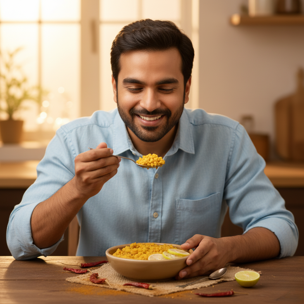 Indtant Barnyard Curd Millet Porridge Mix- Peri Peri (80g)