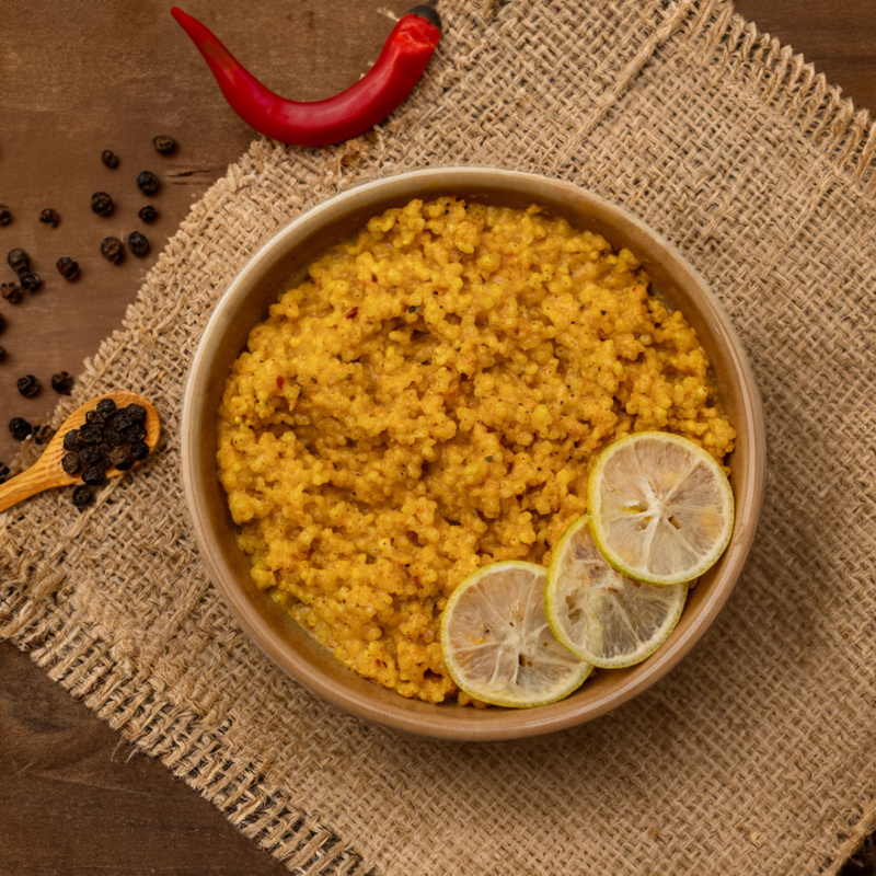 Indtant Barnyard Curd Millet Porridge Mix- Peri Peri (80g)