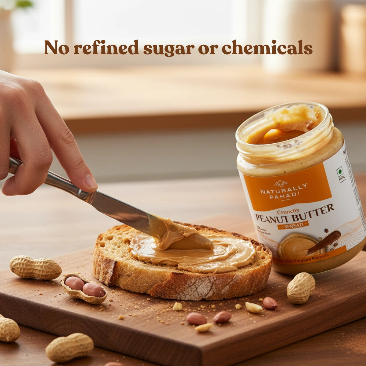 Crunchy Peanut Butter; 30g Protein in Every 100g (450g)