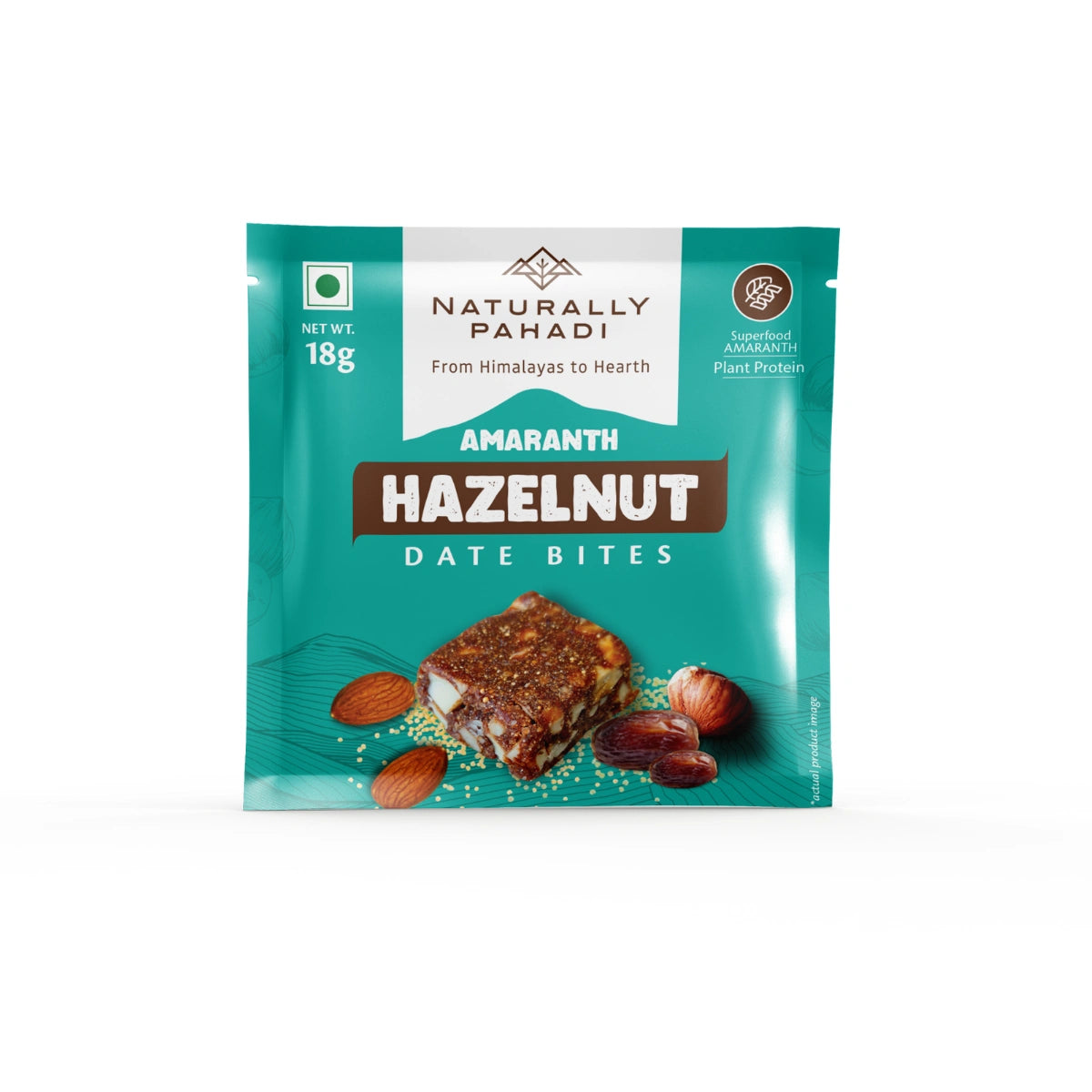Amaranth Hazelnut Date Bites (Super Saver Pack of 10)