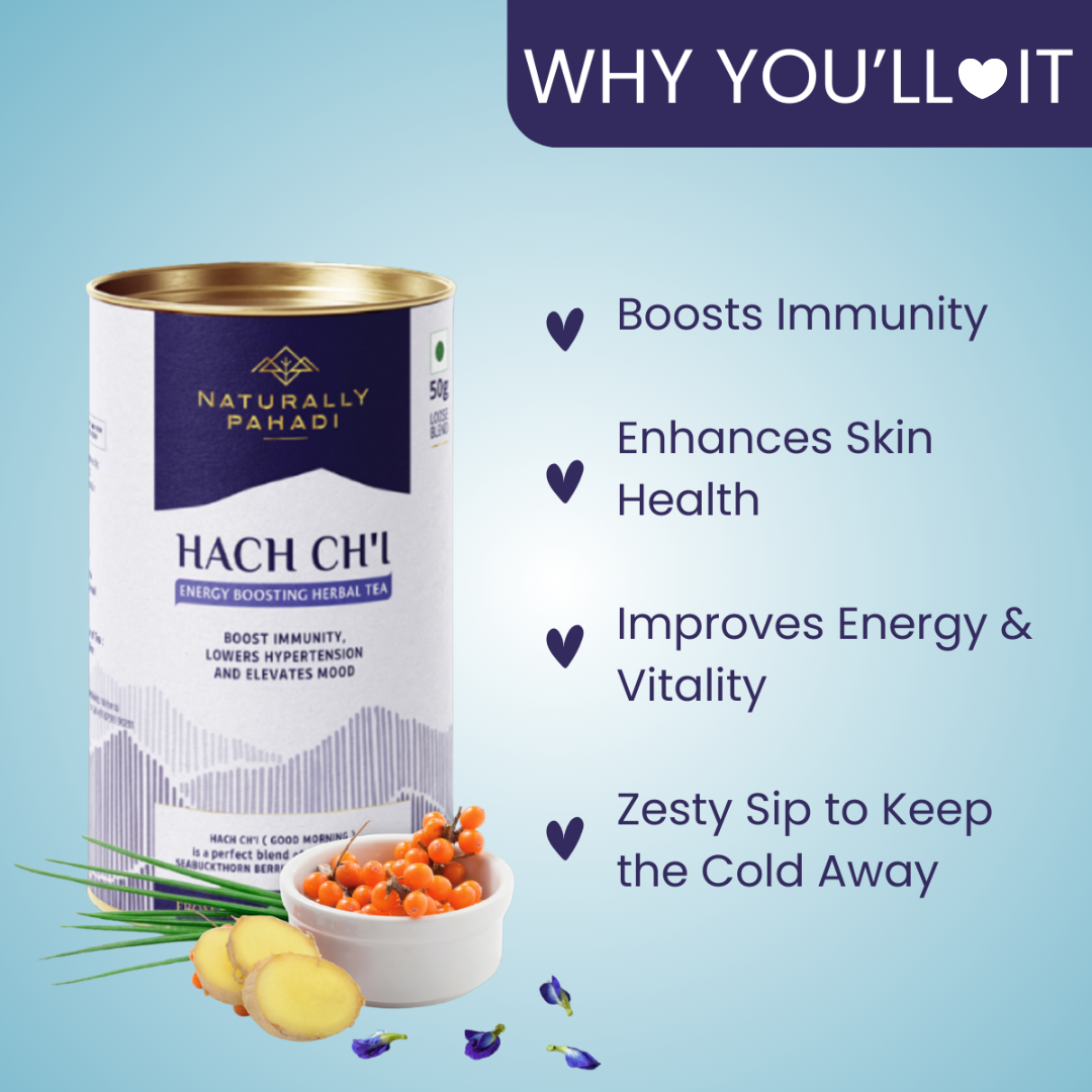 Hach ch'i Herbal Tea - Immunity & Energy Boosting Tea (50g)