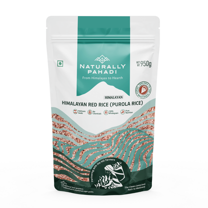 Himalayan Red Rice (Purola Laal Chawal- 950g)