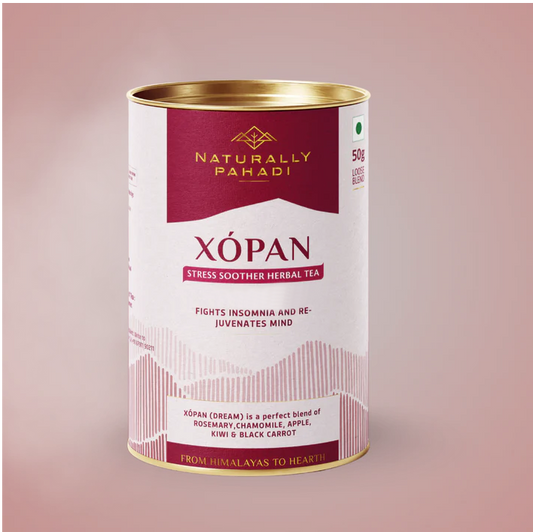 XÓPAN Herbal Tea- Chamomile, Rosemary, Black Carrot | Healthy Sleep & Mind Relaxing Tea