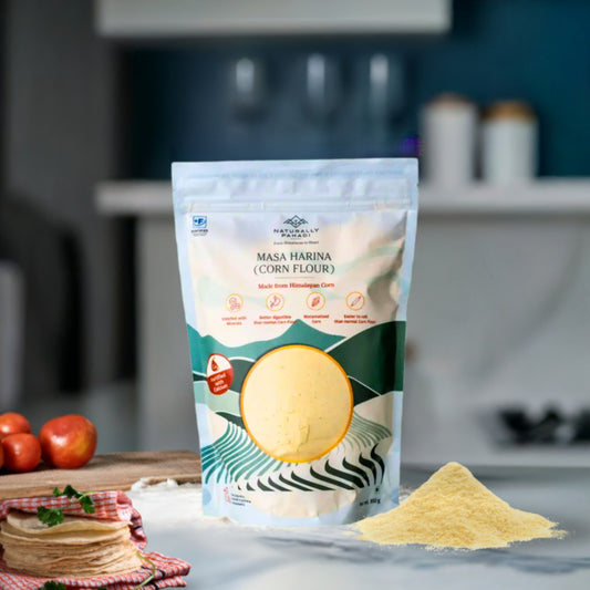 Himalayan Masa Harina – Nixtamalized Yellow Corn Flour, Gluten-free