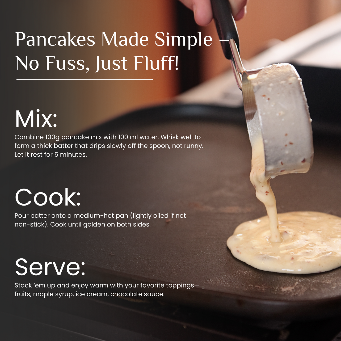 Instant Blueberry Barnyard Millet Pancake Mix