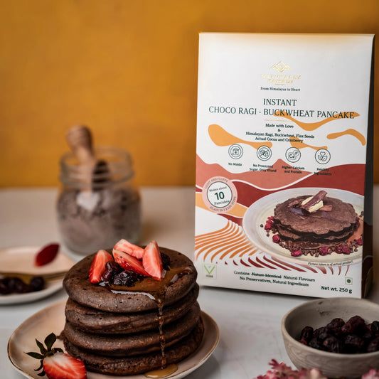 Instant Choco Cranberry Ragi Millet Pancake (250g)
