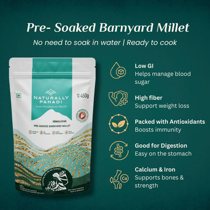 Himalayan Pre Soaked Barnyard Millet (450g)