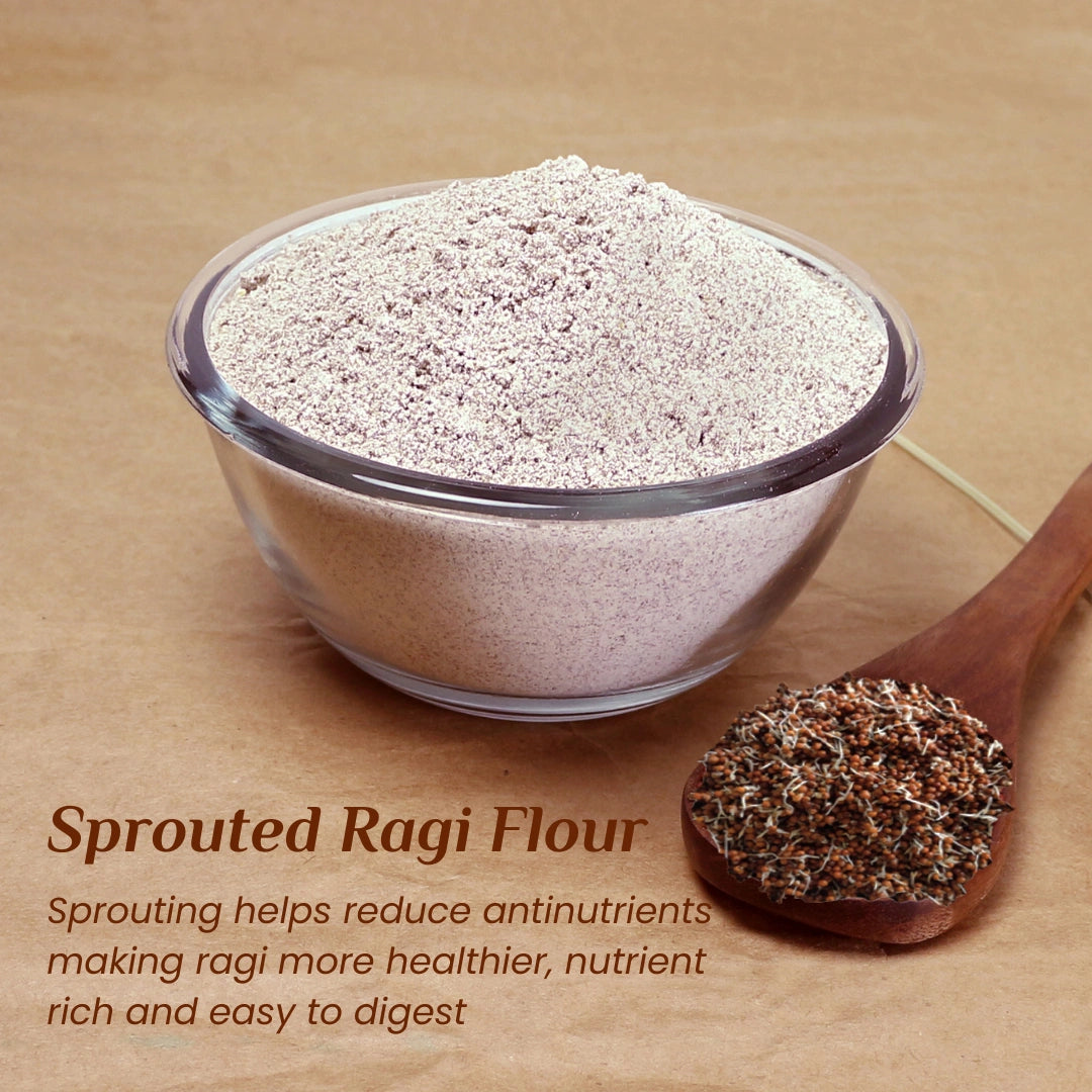 Himalayan Sprouted Ragi Flour - (450g)