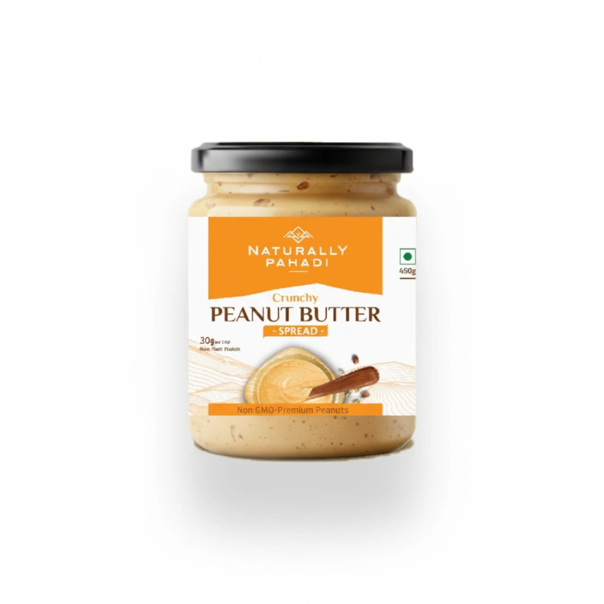 Crunchy Peanut Butter; 30g Protein in Every 100g (450g)